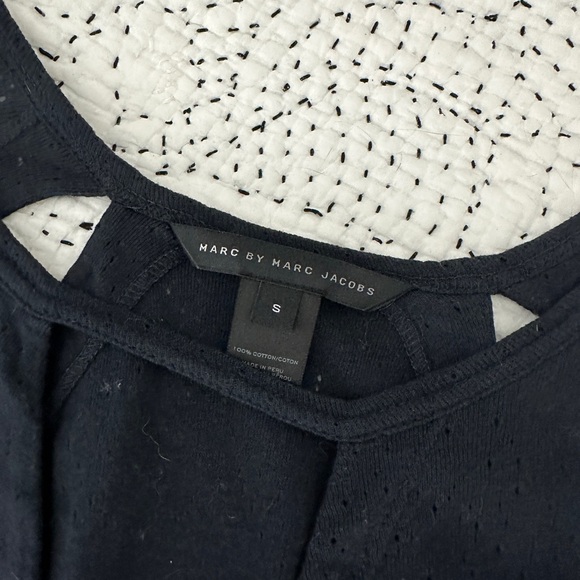 Marc By Marc Jacobs Navy Cutout Sweater-Size S - Picture 6 of 6